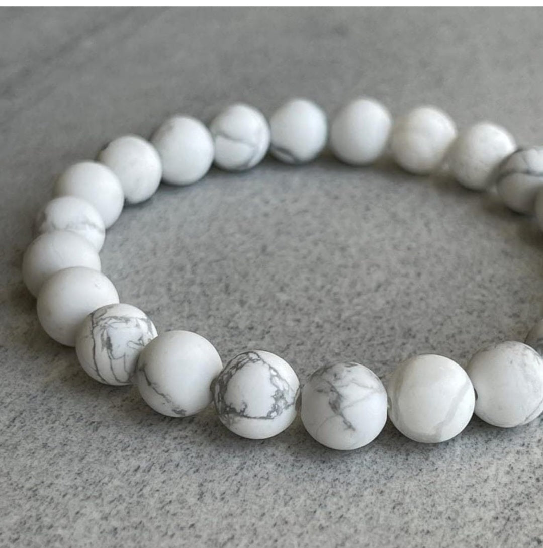 Oorjas Howlite Bracelet With Lab Tested Certificate