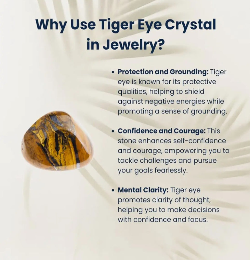 Natural Tiger eye round beads bracelet for confidence, happiness, health, and wealth, healing Crystal for Peace, Chakra Healing, and balancing