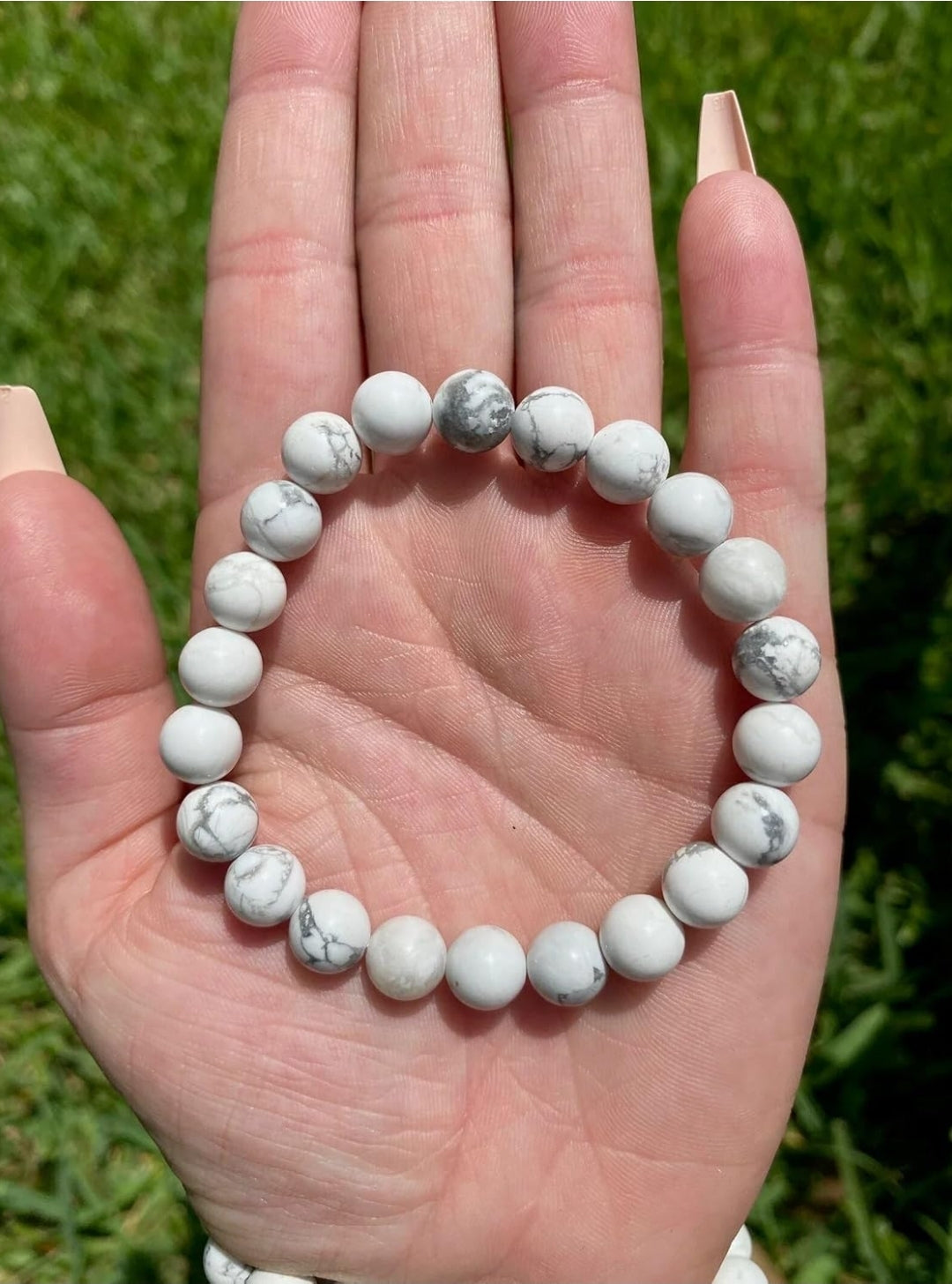 Oorjas Howlite Bracelet With Lab Tested Certificate