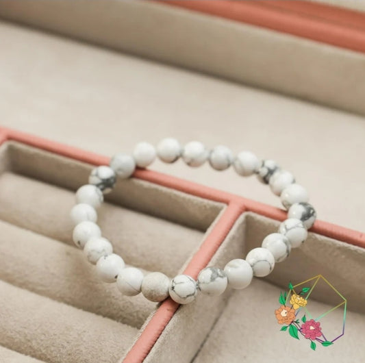 Oorjas Howlite Bracelet With Lab Tested Certificate